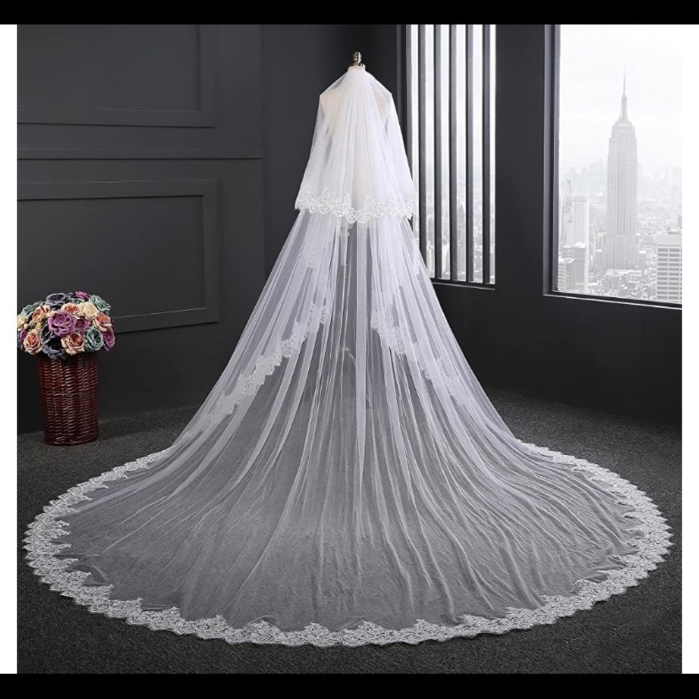 Cathedral Length 2 tier veil